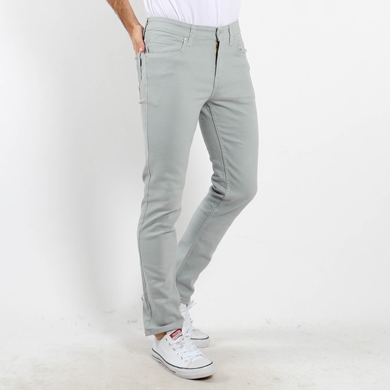 Edwin Celana Chinos Venice Light Grey Slim Fit Stretch