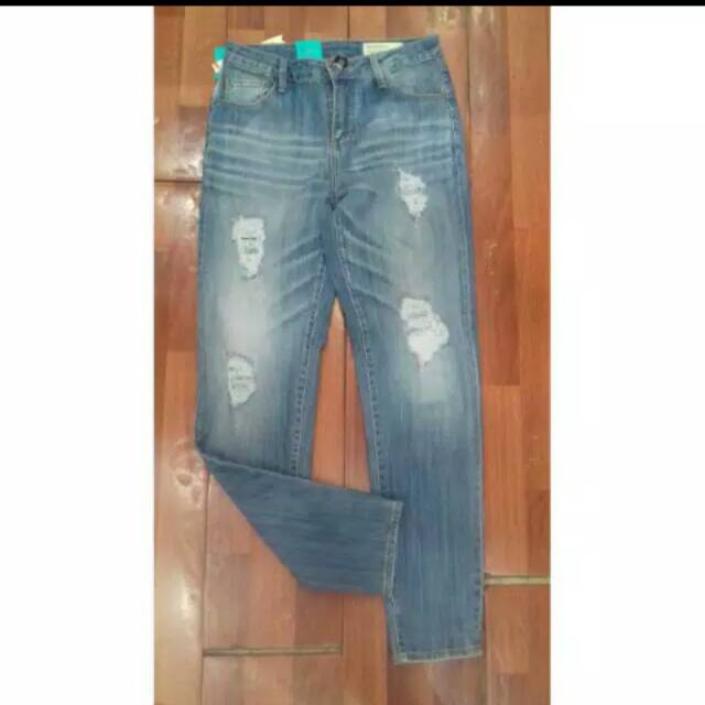 Boy friend Jeans Wanita 3SECOND 0712 ORIGINAL