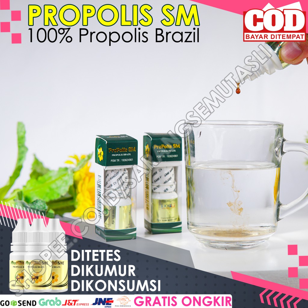 Walatra Propolis SM 6ml Original 100% Propolis Brazil - Brazilian Propolis  ASLI