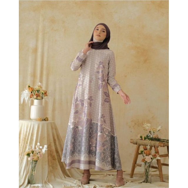 Almahyra Signature Dress Pewter by Kienka.id Size M