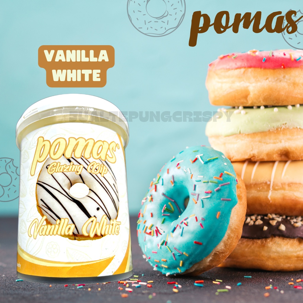 POMAS Glaze All Variant Smooth / Dip Glaze / Glaze Donat 1 Kg