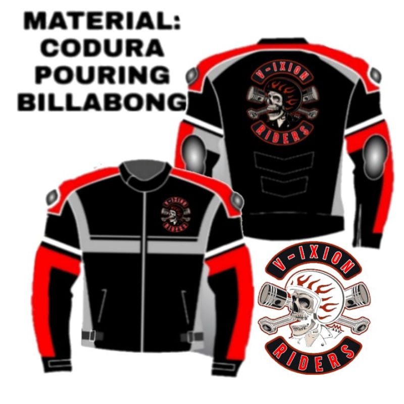 Jaket Touring Motor Vixion Full Protektor Windproof Jaket Touring Vixion 004