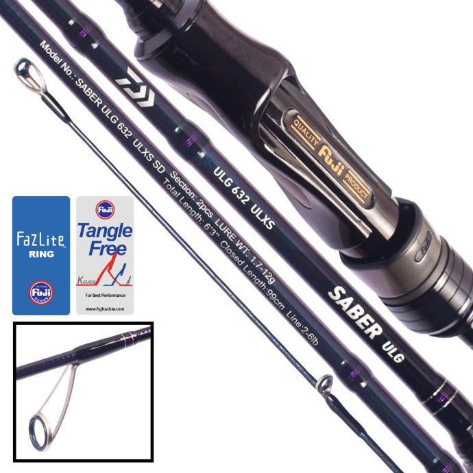 Joran Spinning Daiwa Saber Ulg 2020 632 Ulxs