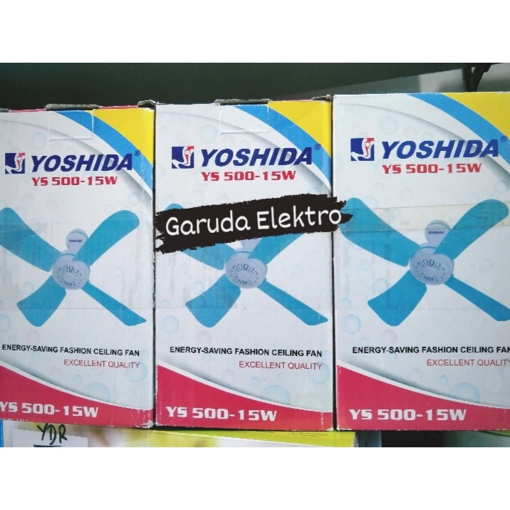 KIPAS BALING BALING /KIPAS GANTUNG PLAFON/ KIPAS ANGIN YOSHIDA  YS-500-15W