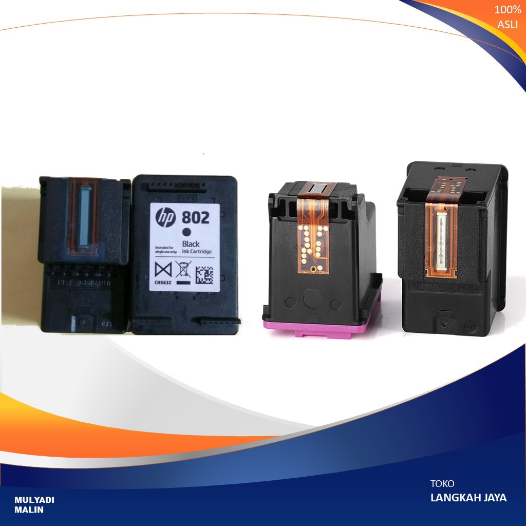HP 802 KOSONGAN HITAM atau WARNA