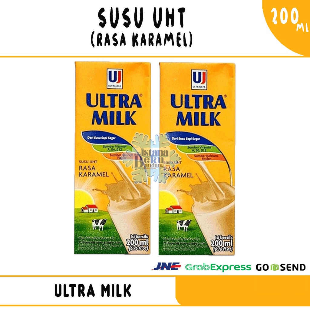 

Ultra Milk Rasa Karamel 200ml