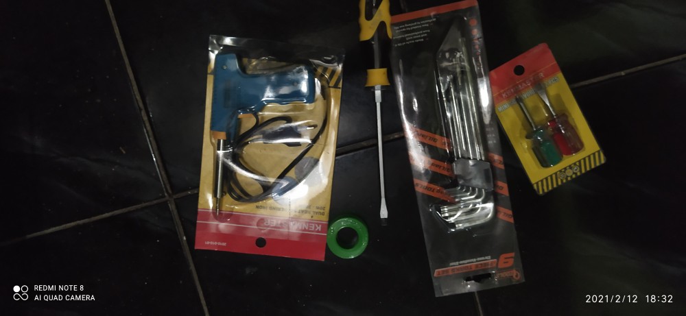 Obeng Ketok Tembus 6x150 Mm 6 Inch Magnet Plus/minus Termurah Berkualitas Harga Satuan