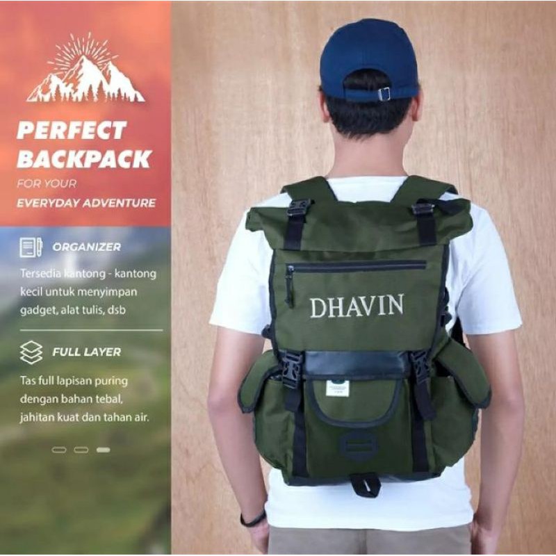 BON SALE !!! RANSEL DAVIN - TAS GENDONG-TAS MUDIK-TAS TRAVELLING-TAS JALAN JALAN