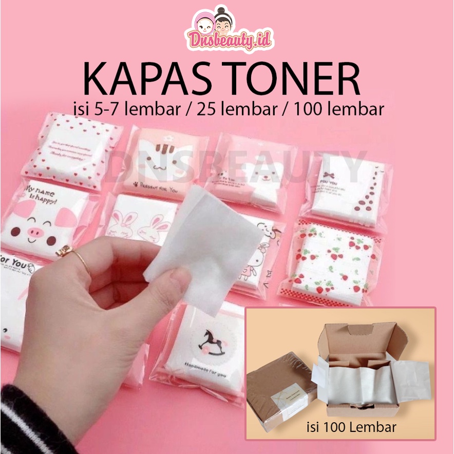 KAPAS TONER TIPIS ISI 5-7 LEMBAR / 25 LEMBAR / 100 LEMBAR / KAPAS WAJAH KARAKTER / KAPAS PEMBERSIH W