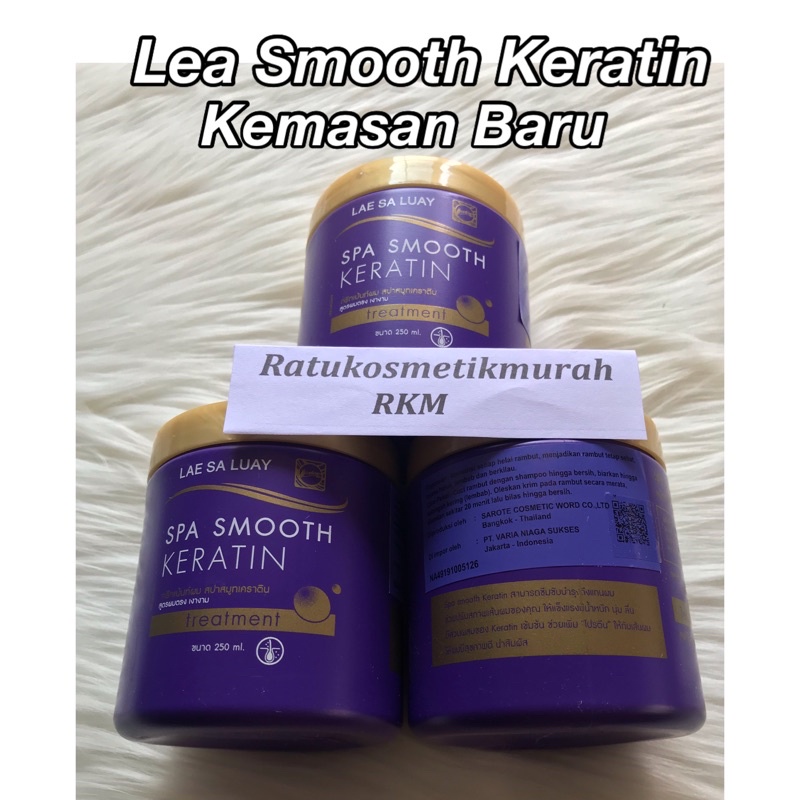 LAE SA LUAY SPA KERATIN SMOOTH MASKER RAMBUT KERATIN ATASI RAMBUT RUSAK KERING PATAH SERUM RAMBUT