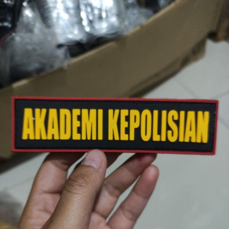 patch rubber Patch perekat AKADEMI KEPOLISIAN