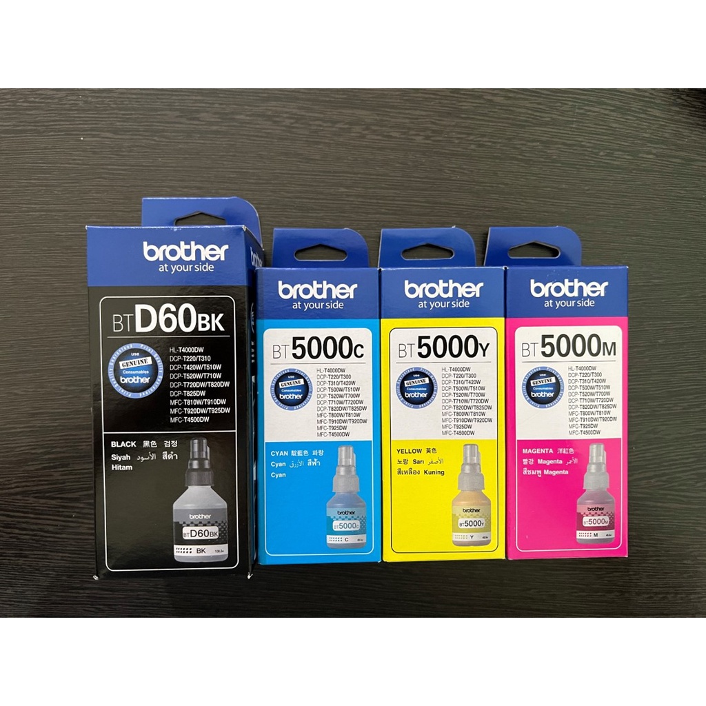 Tinta Brother BTD60BK BTD60 BT D60 Black Original