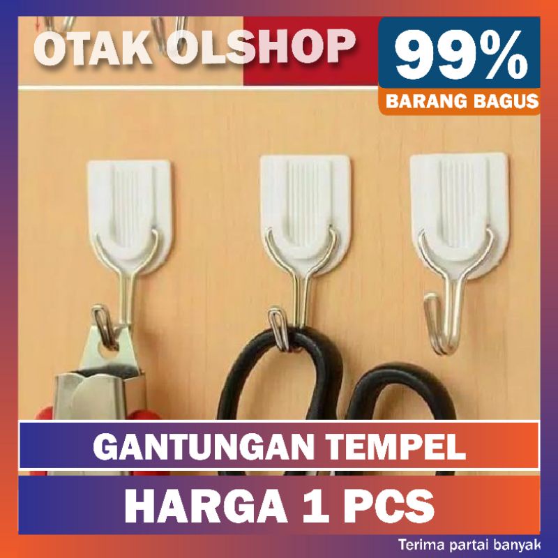 GANTUNGAN SERBAGUNA 1PCS / GANTUNGAN TEMPEL / HOOK TEMPEL BERBAGAI MOTIF