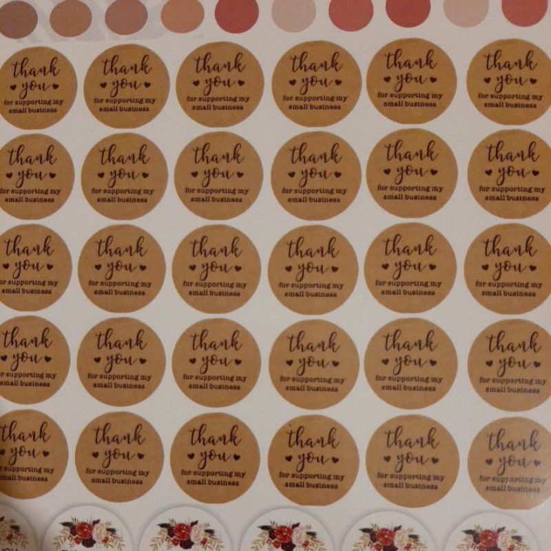 

Stiker thankyou