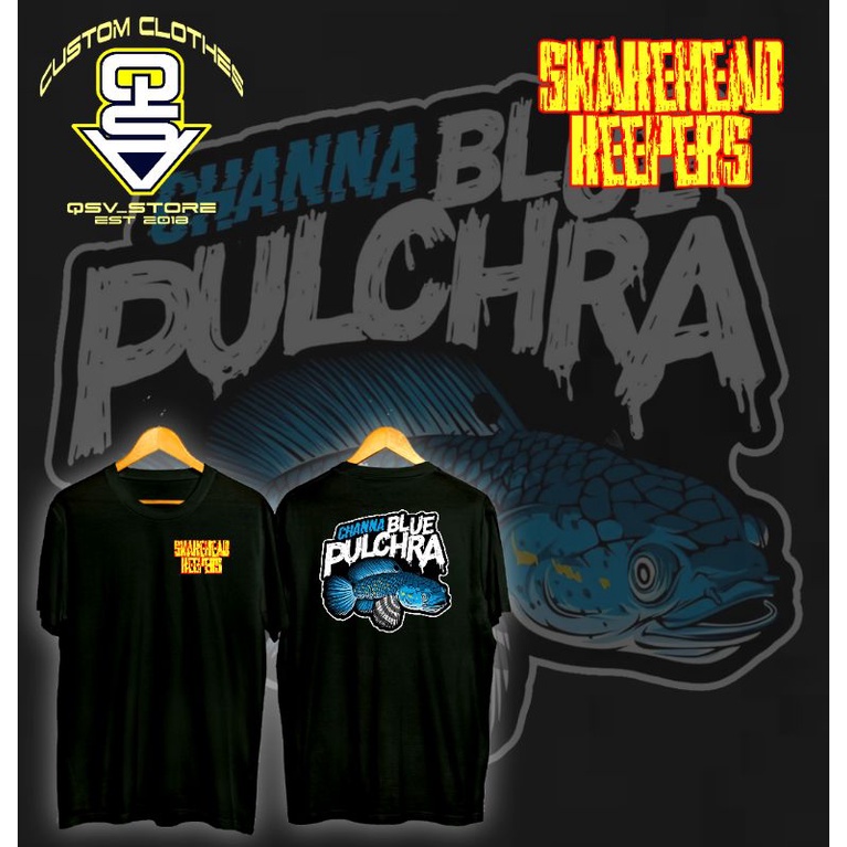 kaos snakehead fish | blue pulchra | kaos distro