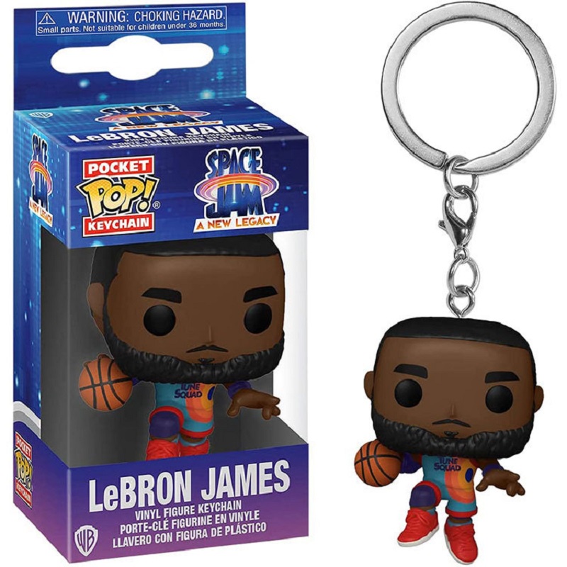 1pc Gantungan Kunci Funko POP LeBron James NBA One of The All-Arounders Bahan PVC Untuk Hadiah