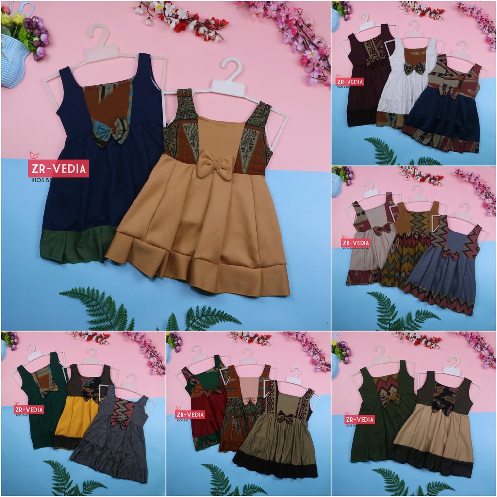 Dress Aurora uk Bayi - 6 Tahun / Pakaian Pesta Anak Perempuan Baju Anak Dress Murah Motif Lucu Gaun