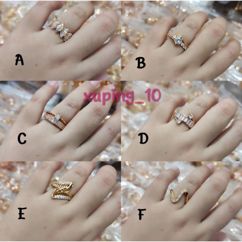 cincin dewasa perhiasan fashion wanita