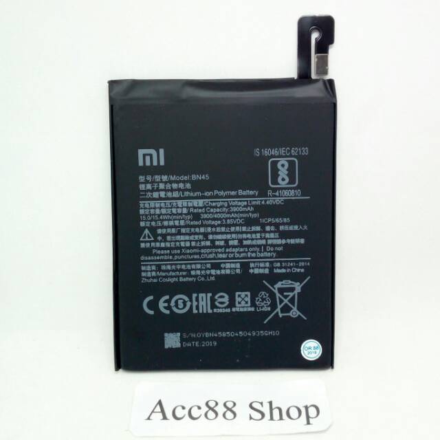 Baterai Batre Battery Original Xiaomi Redmi Note 5 Pro BN45