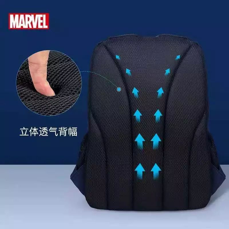 M2RVEL - Tas Ransel Anak Sekolah SD Laki Laki Spiderman Captain America