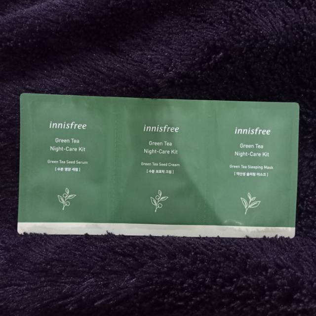 Innisfree Greentea Night Care Kit Indonesia