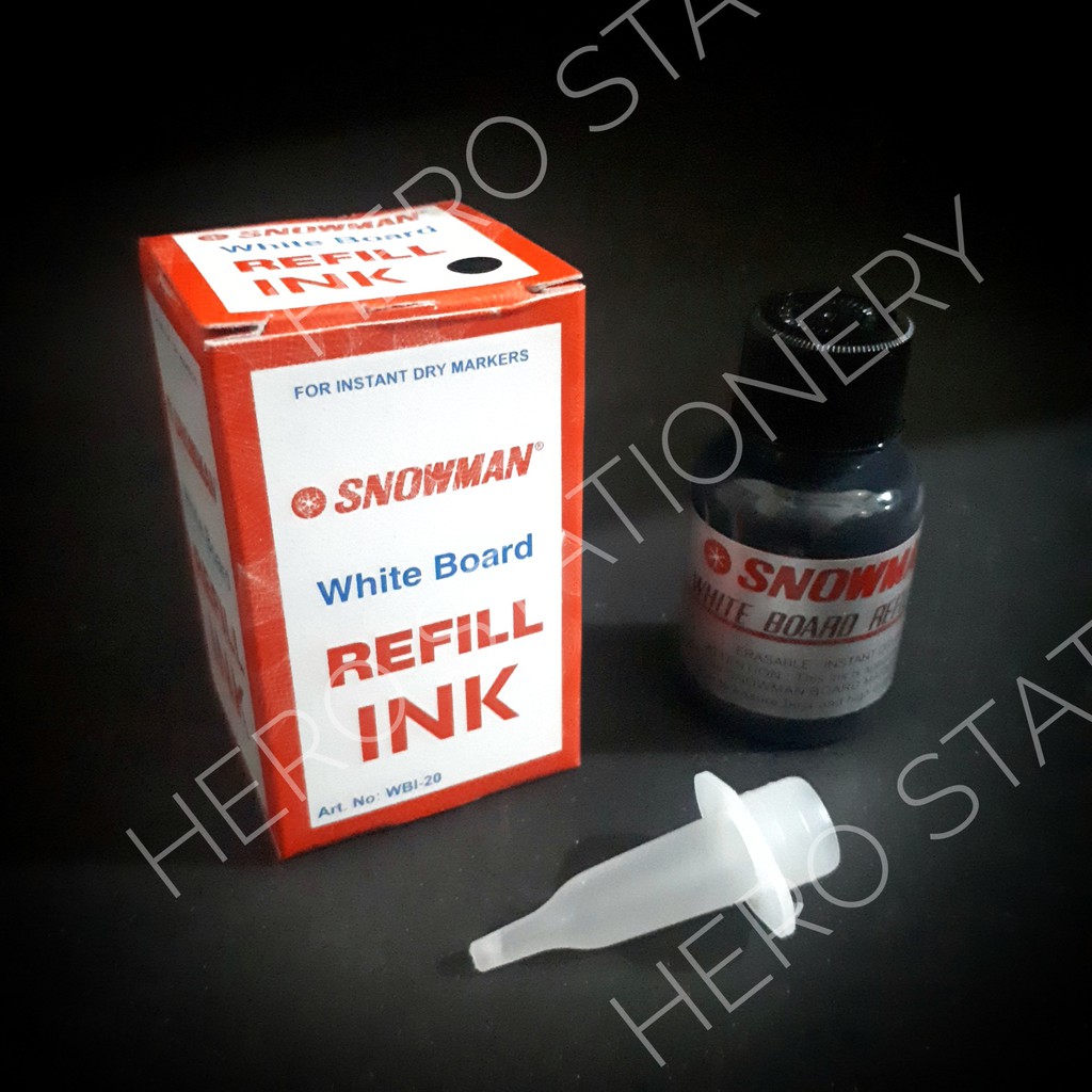 

Refill spidol whiteboard snowman tinta hitam