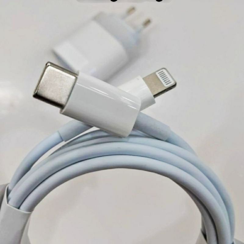 20W POWER CHARGER USB TYPE-C + LIGHTNING CABLE XR/XS MAX/11/11PROMAX/12/12MINI/12PROMAX