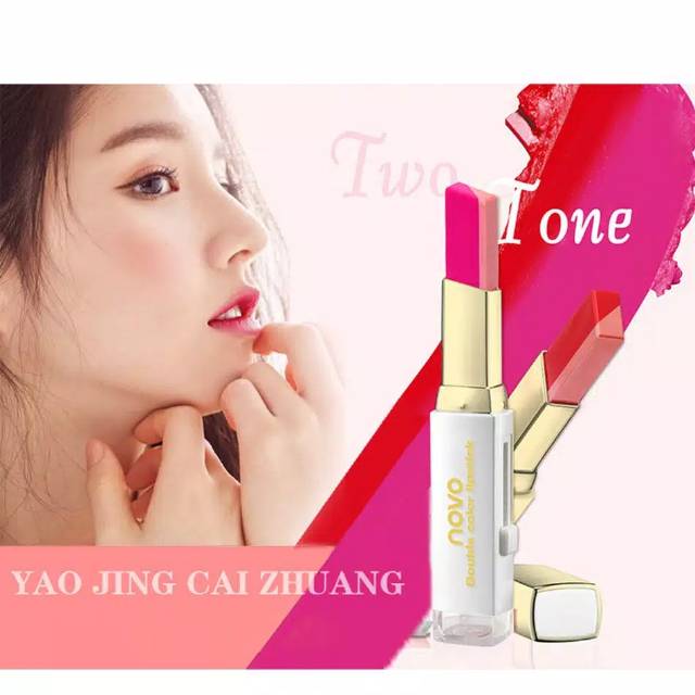 Lipstick novo 2 warna cantik .