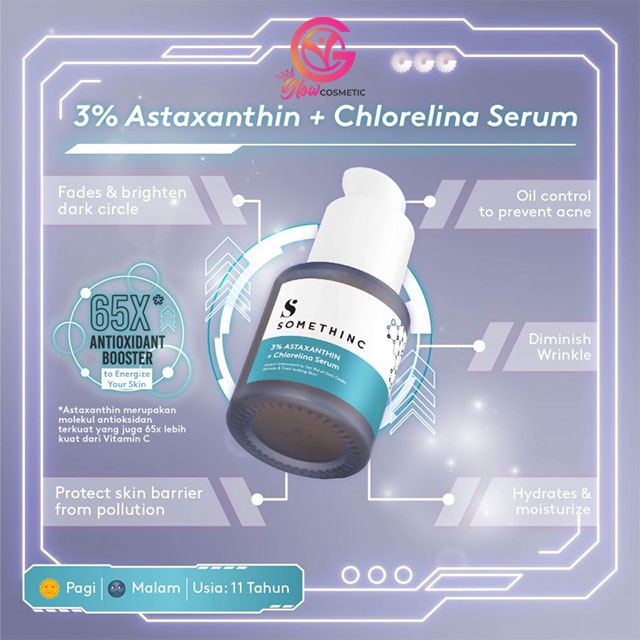 SOMETHINC 3% ASTAXANTHIN + CHLORELINA SERUM 20ML