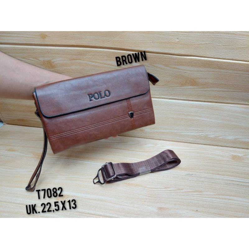 Hand Bag Kulit Pria Import Premium Model Terbaru Bisa COD