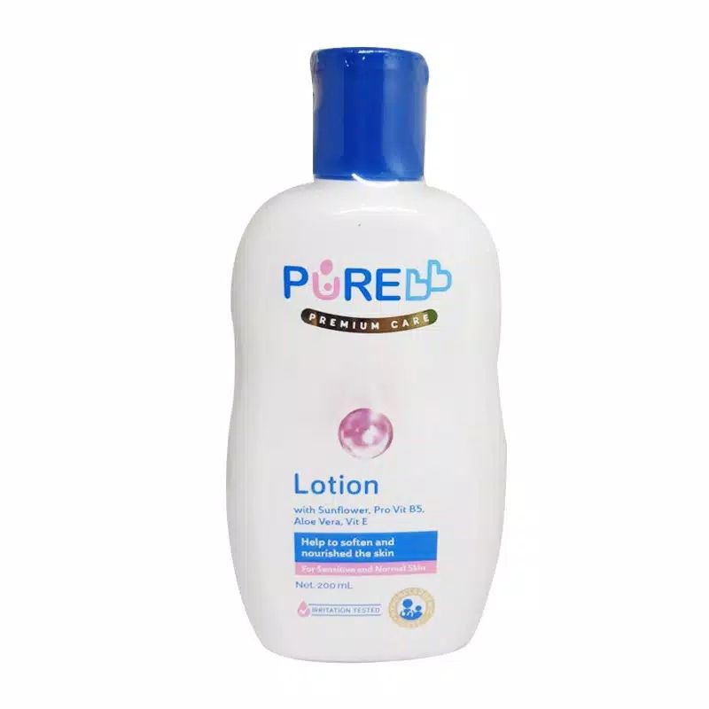 Pure Baby PureBB Lotion 80ml / 200ml - Pure Kids Losion Bayi Baby