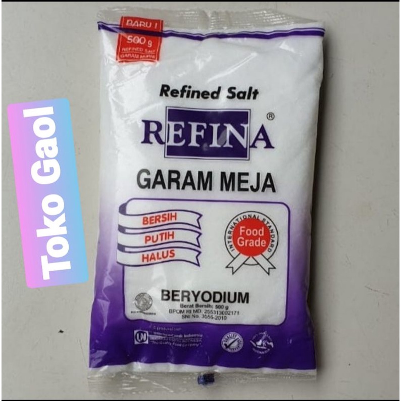 

Garam Meja Refina 500 Gram