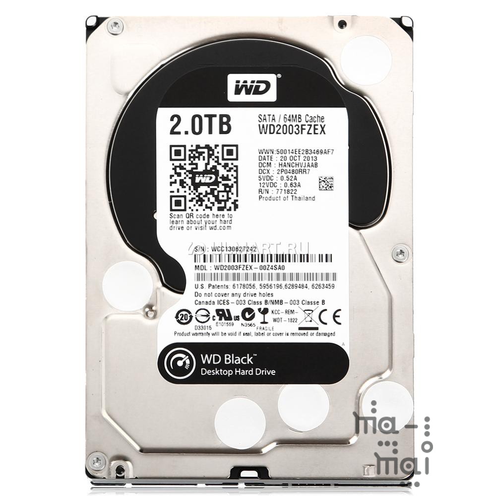 WD BLACK 2 TB 3,5&quot; PERFORMANCE WD CAVIAR BLACK 2TB