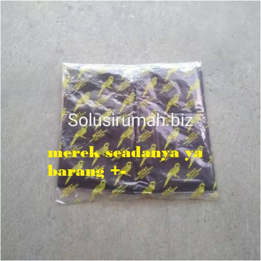 KRESEK 24 x 0125 x 35 MEREK SEADANYA 38bj/pak HITAM KANTONG PLASTIK 38PCS 38 PCS PLASTIC