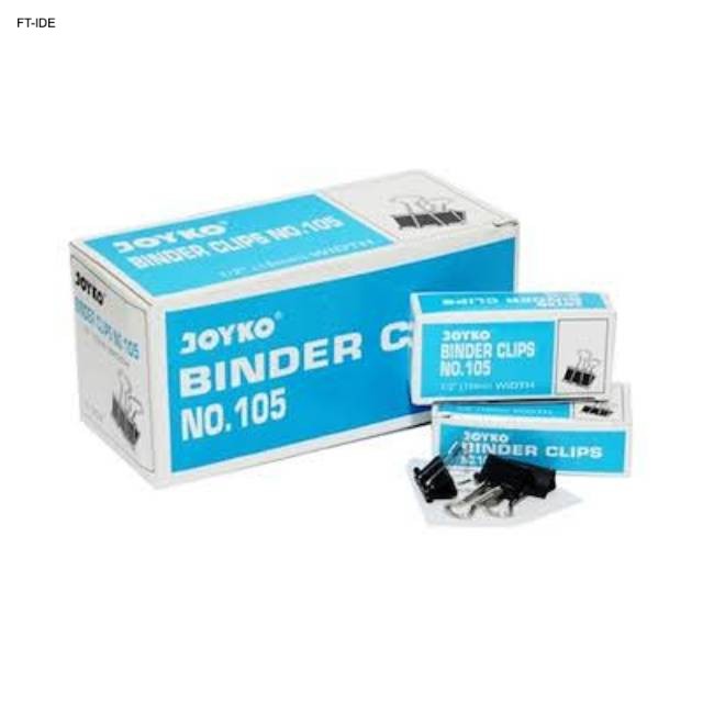 

BINDER CLIP / JOYKO NO 105 / PENJEPIT KERTAS KLIP 15mm
