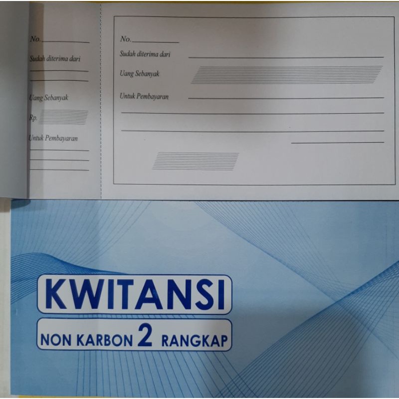 

kwitansi ncr (non karhon) 2 rangkap