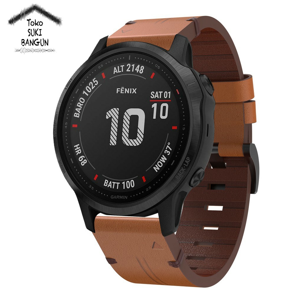 TALI JAM Garmin Fenix 7s 6s 5s Plus 20mm QUICK FIT Leather Watch Strap