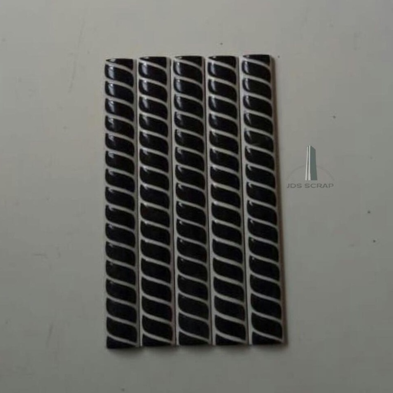 KERAMIK KUKU MACAN / KUKUMACAN HITAM PUTIH 20cm