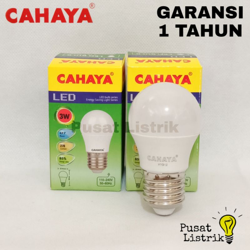 Lampu Bohlam LED 3watt Cahaya Lampu LED 3w Cahaya