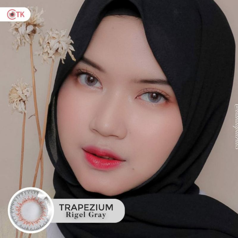 Softlens TRAPEZIUM 14.5 MM RIGEL GREY MINUS -0.50 S.D -6.00 by CTK