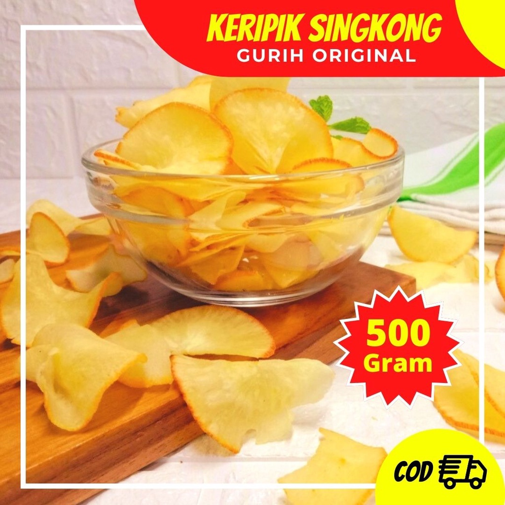 

Keripik Singkong Gurih Original Oleh Oleh Khas Jonggol - Kripik Singkong
