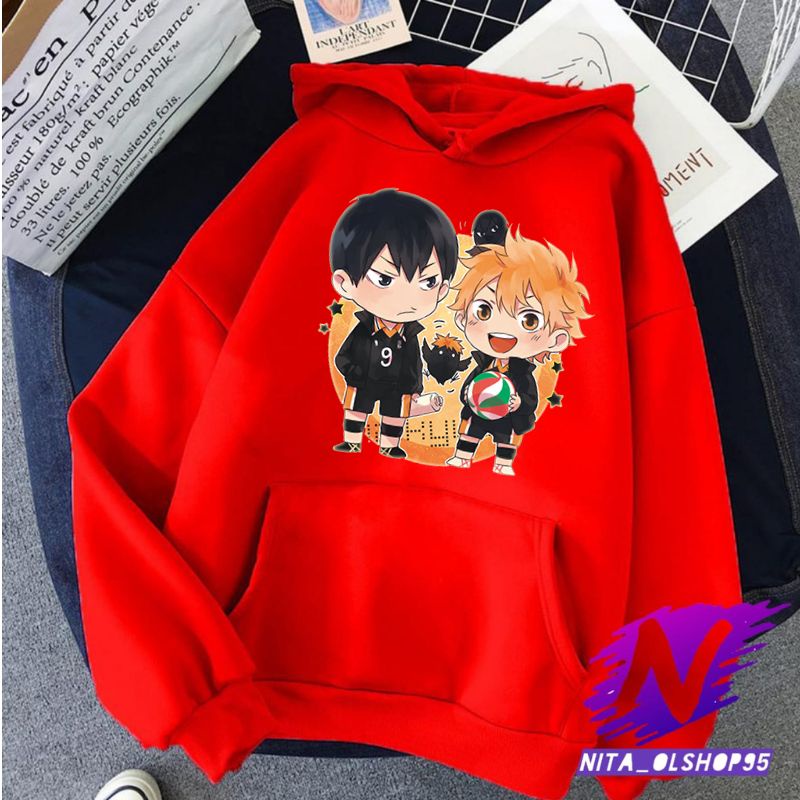 hoodie anak anime haikyuu