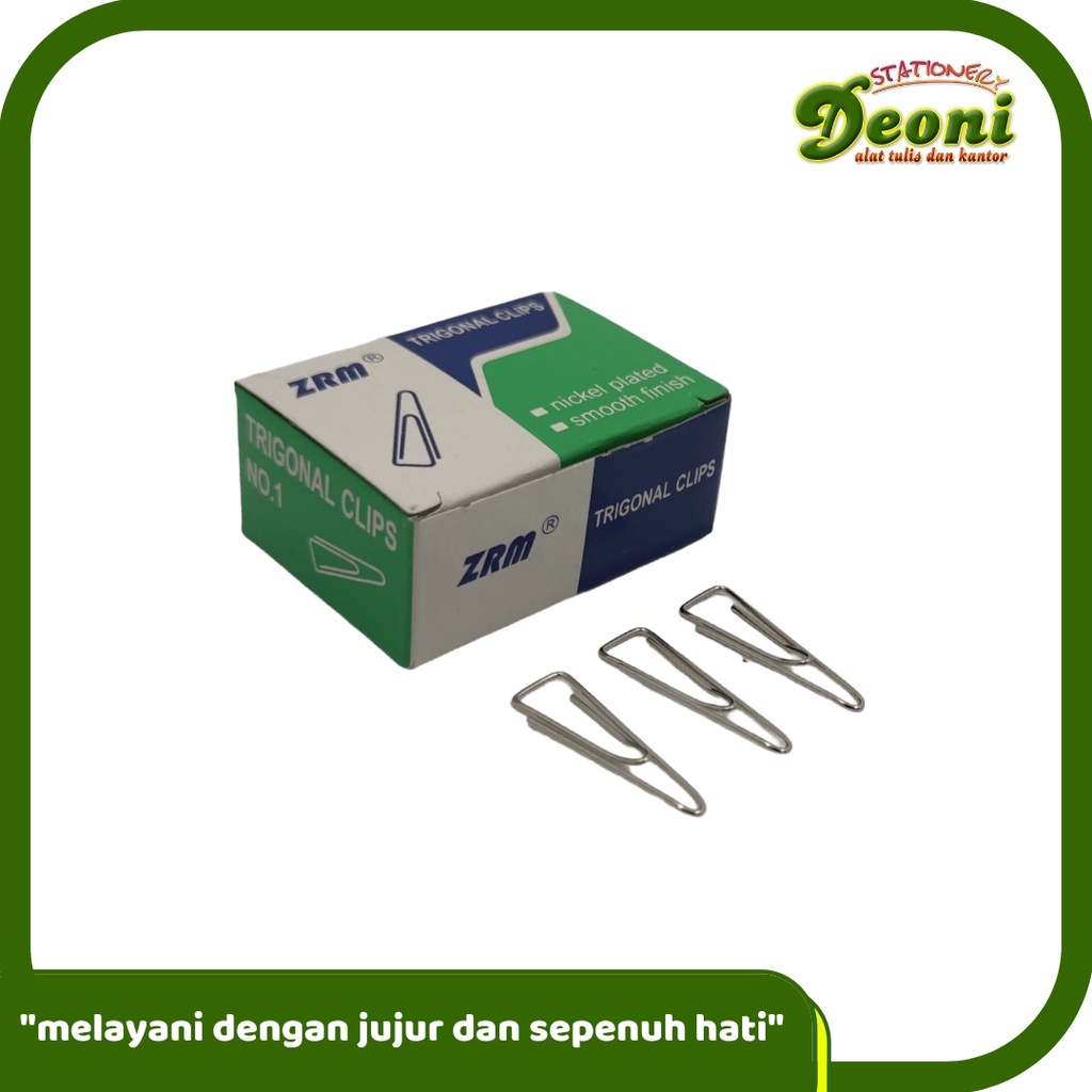 

ZRM Trigonal Clips No.1 / Klip / Penjepit Kertas