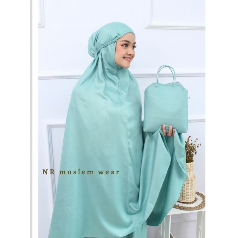 MUKENA DEWASA KATUN POLOS , MUKENA ADEM , MUKENA TRVELLING