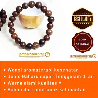 Gelang Gaharu Gaharu Buaya Gaharu Ramin Gaharu Wangi Gaharu Kalimantan Gelang Gaharu 10mm