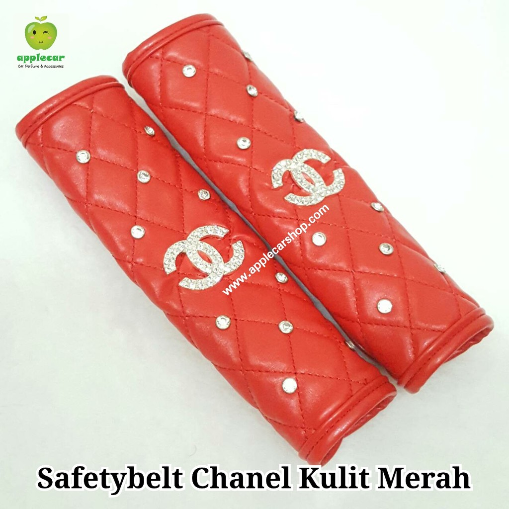 Cover Safetybelk / Sarung Safetybelk Chanel Berlian Merah