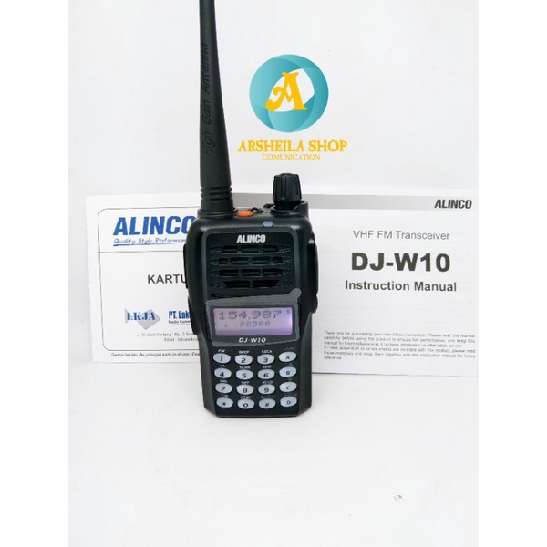 Ht alinco dj w10 original garansi resmi