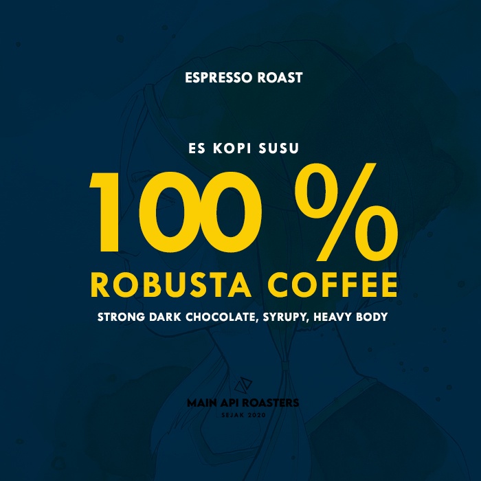 

BIJI KOPI 1KG 100% ROBUSTA Espresso Roast - Whole Beans - BIJI/BUBUK