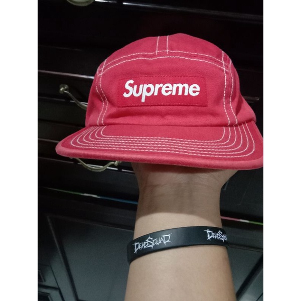 supreme 5 panel 100% original , like new .