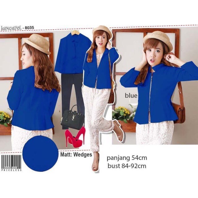 Claritta peplum blazer